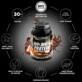 Πρωτεΐνη IronMaxx 100% Whey Protein 900gr Dark Cookie Salted Caramel