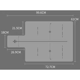 Στρώμα Γυμναστικής για Κρεβάτι Reformer 99.6x61cm Γκρι MotivationProΣτρώμα Γυμναστικής για Κρεβάτι Reformer 99.6x61cm Γκρι MotivationPro