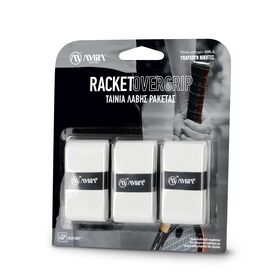 Ταινία Λαβής Ρακετών AMILA Overgrip Άσπρο 3 Τεμ 45792