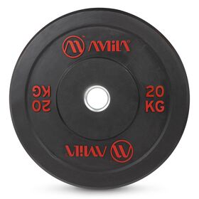 Δίσκος AMILA Black R Bumper Slim 50mm 20Kg 84834
