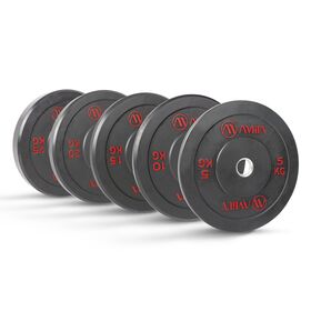 Δίσκος AMILA Black R Bumper Slim 50mm 25Kg 84835