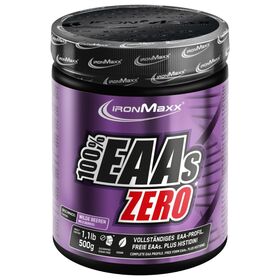 Αμινοξέα IronMaxx 100% EAAs Zero 500gr Wild Berries