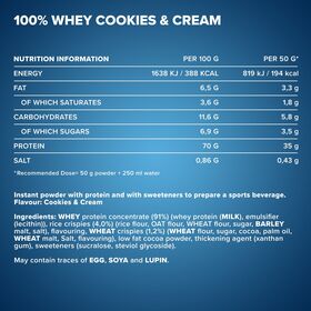 Πρωτεΐνη IronMaxx 100% Whey Protein 2350gr Cookies & Cream