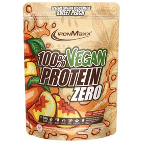 Πρωτεΐνη IronMaxx 100% Vegan Protein Zero 500gr Sweet Peach