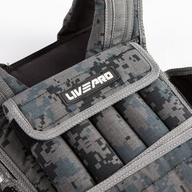 Γιλέκο Προπόνησης με Ρυθμιζόμενα Εσωτερικά Βάρη 10kg LivePro Β-8195