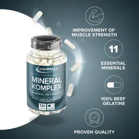 Σύμπλεγμα Μετάλλων και Ιχνοστοιχείων Mineral Komplex 130caps IronMaxx
