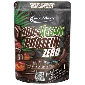 Πρωτεΐνη IronMaxx 100% Vegan Protein Zero 500gr Dark Chocolate