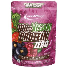 Πρωτεΐνη IronMaxx 100% Vegan Protein Zero 500gr Mixed Berries