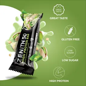 Μπάρα Πρωτεΐνης IronMaxx 50% Zenith® Protein Bar 45g - White Pistachio Crisp