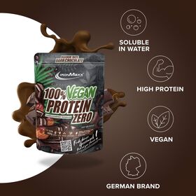 Πρωτεΐνη IronMaxx 100% Vegan Protein Zero 500gr Dark Chocolate