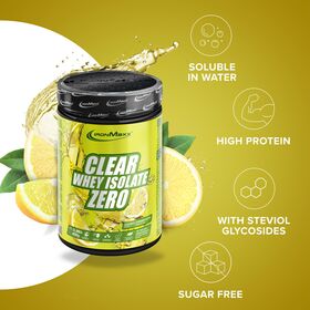 Πρωτεΐνη IronMaxx Clear Whey Isolate ZERO 400gr Lemon Ice Tea