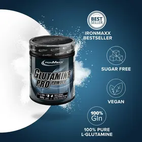 Αμινοξέα IronMaxx Glutamine Pro Powder 500gr