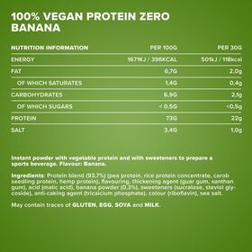 Πρωτεΐνη IronMaxx 100% Vegan Protein Zero 500gr Sunny Banana