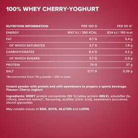 Πρωτεΐνη IronMaxx 100% Whey Protein 900gr Cherry Yogurt