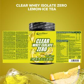 Πρωτεΐνη IronMaxx Clear Whey Isolate ZERO 400gr Lemon Ice Tea