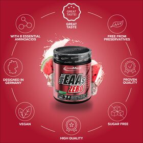 Αμινοξέα IronMaxx 100% EAAs Zero 500gr Watermelon