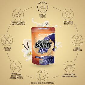 Πρωτεΐνη IronMaxx Whey Isolate Zero 900gr Vanilla