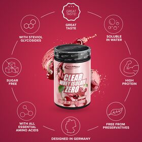 Πρωτεΐνη IronMaxx Clear Whey Isolate ZERO 400gr Cherry