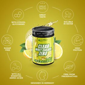 Πρωτεΐνη IronMaxx Clear Whey Isolate ZERO 400gr Lemon Ice Tea