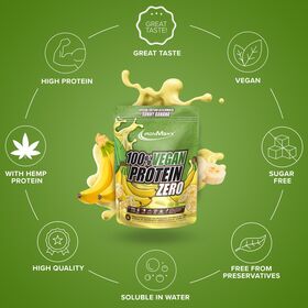 Πρωτεΐνη IronMaxx 100% Vegan Protein Zero 500gr Sunny Banana