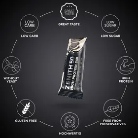 Μπάρα Πρωτεΐνης IronMaxx 50% Zenith® Protein Bar 45g - Cookies & Cream
