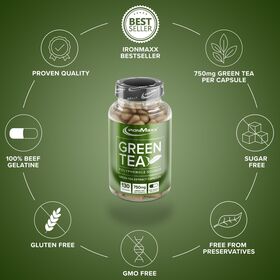 Πράσινο Τσάι IronMaxx Green Tea 130caps