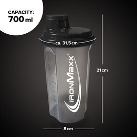 Shaker Πρωτεΐνης IronMaxx 750ml Night Black