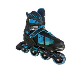Πατίνια Roller Ρυθμιζόμενα IN-LINE SKATES Μαύρο/Μπλε G&C BW 166