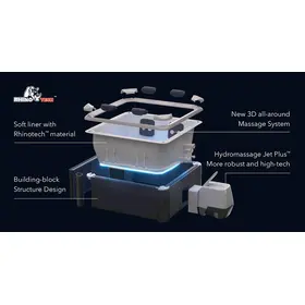 Υδρομασάζ Ελεύθερης Τοποθέτησης Mspa Oslo Sapphire