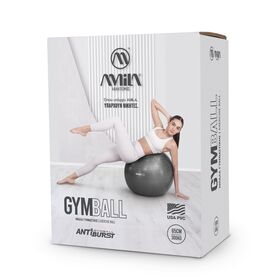Μπάλα Γυμναστικής AMILA GYMBALL 65cm Ροζ 95848