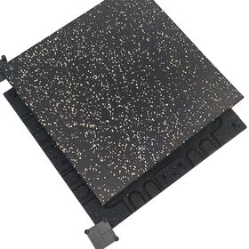 Δάπεδο Γυμναστηρίου Καουτσούκ 2cm Διπλής Επίστρωσης με Άσπρες Κουκίδες VIKING