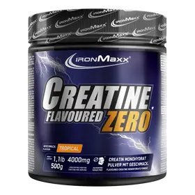 Κρεατίνη IronMaxx Creatine Flavoured Zero 500gr Tropical