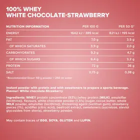 Πρωτεΐνη IronMaxx 100% Whey Protein 900gr White Chocolate-Strawberry