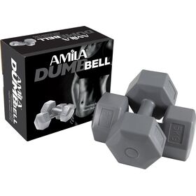 Αλτήρας Εξάγωνος Plastic Series 5,00Kg (Ζευγάρι) 44536