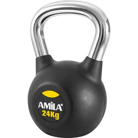 AMILA Kettlebell Rubber Cover Cr Handle 24Kg 44573