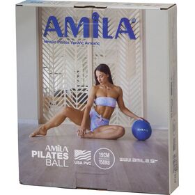 Μπάλα Γυμναστικής AMILA Pilates Ball 19 cm Μπλε 48400
