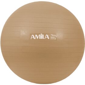 Μπάλα Γυμναστικής AMILA GYMBALL 75cm Χρυσή Bulk 48415