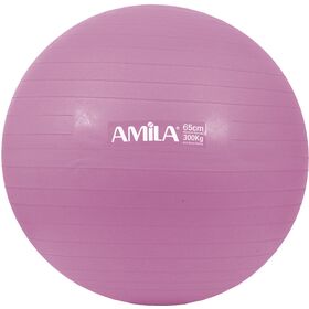 Μπάλα Γυμναστικής AMILA GYMBALL 65cm Ροζ Bulk 48439