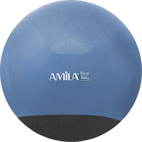 Μπάλα Γυμναστικής AMILA GYMBALL 65cm Μπλε με Βάρος στην Βάση 48445