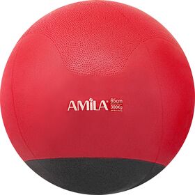 Μπάλα Γυμναστικής AMILA GYMBALL 65cm Κόκκινη με Βάρος στην Βάση 48446