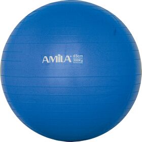 Μπάλα Γυμναστικής AMILA GYMBALL 45cm Μπλε Bulk 48085