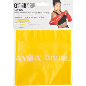 Λάστιχο Αντίστασης AMILA GymBand 2.5m Ultra Light 48185