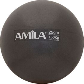 Μπάλα Γυμναστικής AMILA Pilates Ball 25cm Μαύρη Bulk 95819