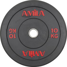 Δίσκος AMILA Black R Bumper 50mm 10Kg 84601
