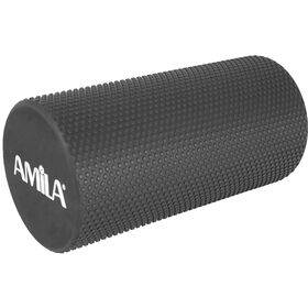 AMILA Foam Roller Pro Φ15x30cm Μαύρο 96824