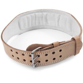 Ζώνη Άρσης Βαρών AMILA Δερμάτινη Μπεζ A Quality XL 8331004