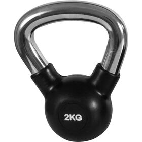 Kettlebell Rubber Cover Cr Handle 2Kg 90452