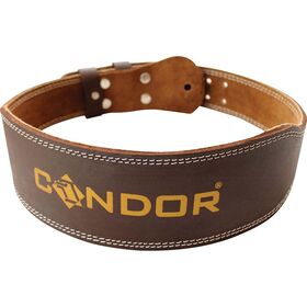 Ζώνη Άρσης Βαρών CONDOR Δερμάτινη Καφέ C Quality S 94911