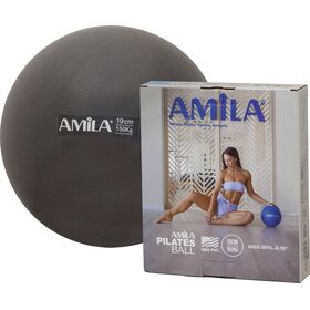 Μπάλα Γυμναστικής AMILA Pilates Ball 19cm Μαύρη 95802