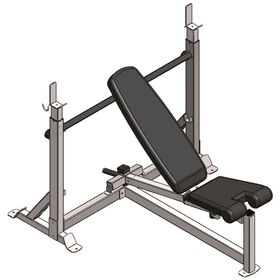 Adjustable olympic bench press 93704
